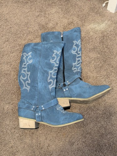 Stivali western donna - , blu