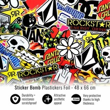 Sticker sheet for plastic