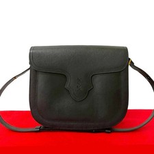 Borsa a tracolla Yves Saint Laurent in pelle nera chiusura magnetica...