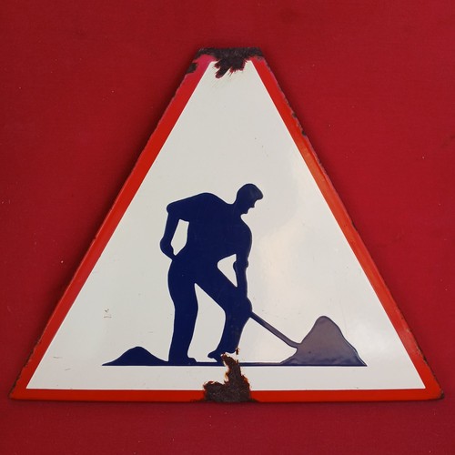 Cartello stradale vintage anni - cartello,