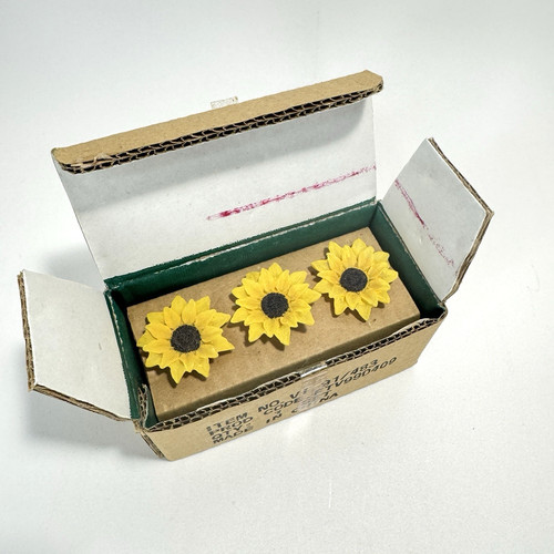 Pomelli per cassetti girasole