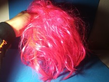 PARRUCCA ROSA DA FESTA HALLOWEEN CARNEVALE DA COLLEZIONE - (169)