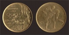 SAN MARINO 200 LIRE 1980