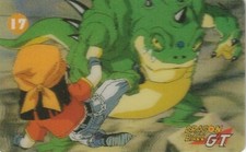 A4 - DRAGONBALL GT Promo Trading Card 3D Santal 2001 Nr. 17