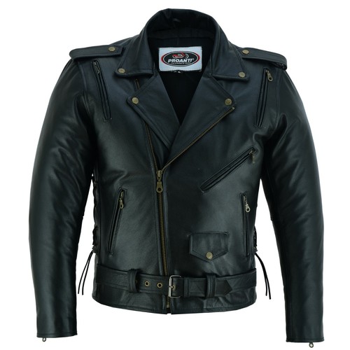 Giacca moto pelle - da,