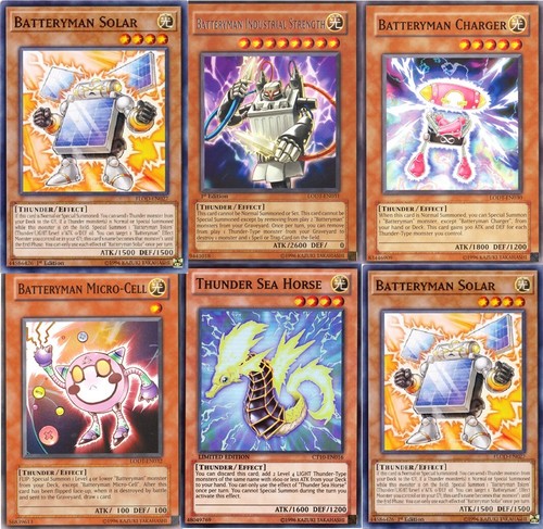 Yugioh batteryman 2024 deck - batteryman,