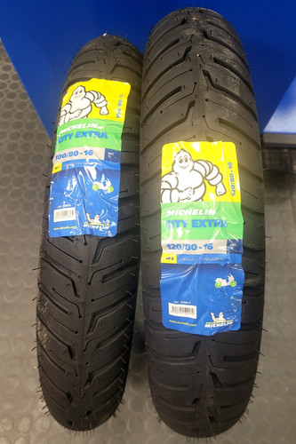 Coppia gomme scooter michelin - gomme,