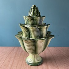 Vaso a stelo in ceramica alto