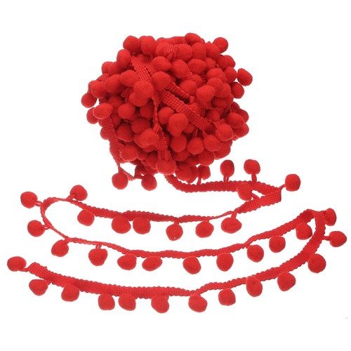 Frangia con pompon - con, per