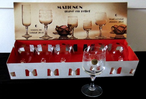 Verres eau cristal - eau, d