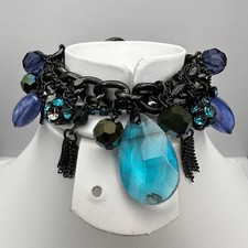 Bracciale Charm Cristallo Blu