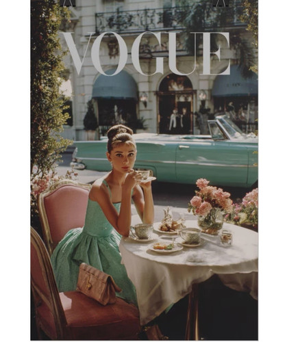 Poster vogue audrey hepburn - audrey,