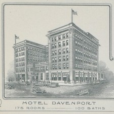 1920s Hotel Davenport Iowa