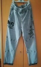 pantaloni lunghi bambino 13-14 anni garzati leggeri grigi jogger tuta H&M 