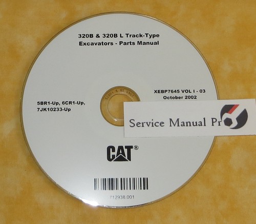 Xebp7645 caterpillar 320b - 320b, l