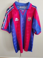 Barcellona 1997-1998 Home Shirt Kappa Original Jersey Vintage Rare Camiseta