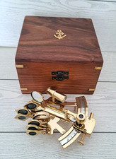 SESTANTE NAUTICO IN OTTONE +