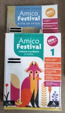 Amico Festival Letteratura 1 + Mito, Libro USATO per Scuola Media, A. Mondadori 