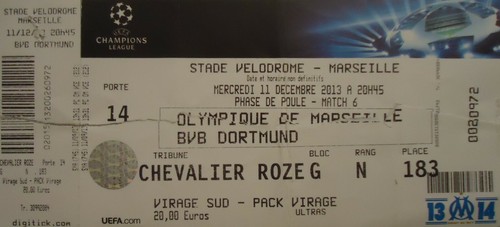 Ticket uefa 2013 - ticket,