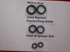 Kit O-Ring per Idropulitrice Elettrica Black and Decker PW1300 1400 1450TD 1500