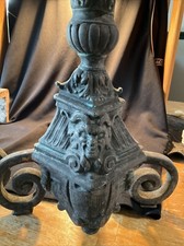Antico Satana Diavolo Andirons