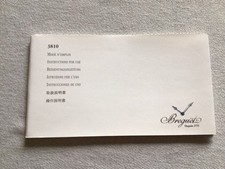 Libretto Booklet Istruzioni Breguet 3810 Type XXI - 08.05