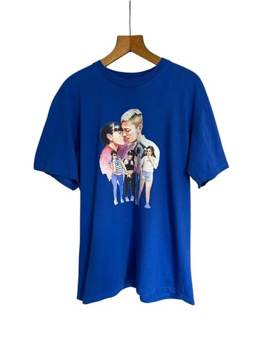 Shirt blu supreme kiss - t-shirt,