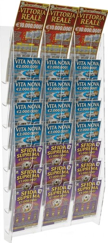 Espositore porta schedine - espositore,