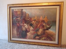 Quadro olio su tela con