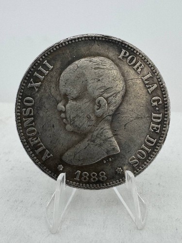 Spagna 1888 moneta pesetas - spagna,