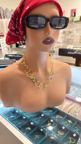 Collana donna shelly cerchi - collana,