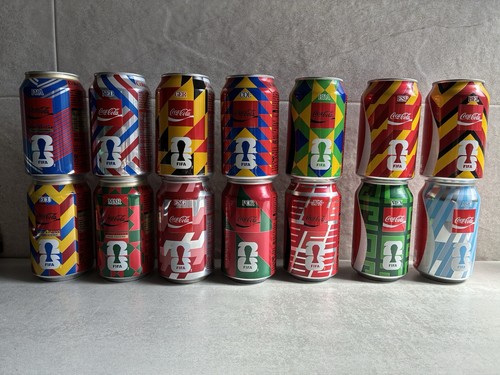 Complet set cans coca - set,