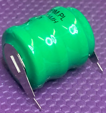 Batteria Ricaricabile 2 Poli Ni-MH 3,6V 80mAh Ø16x18mm