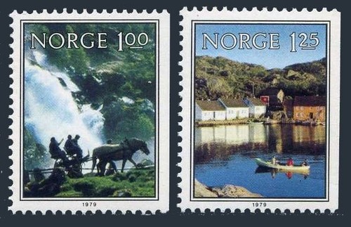 Norvegia 746 747 mnh - mnh., michel