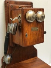 TELEFONO FISSO LANDLINE OLD TELEPHON TELEPHONE BL HASLER BERN 1900 POST RAGNO