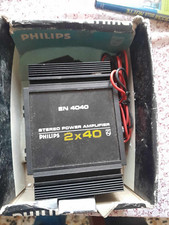 PHILIPS STEREO POWER AMPLIFIER MACCHINA En 4040 CAR AMPLIFICATORE