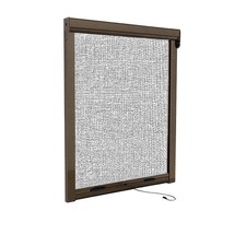 Zanzariera verticale a molla Z30 in kit da taglio Bronzo Verniciato