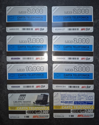 Lotto schede telefoniche - telefoniche, nuove