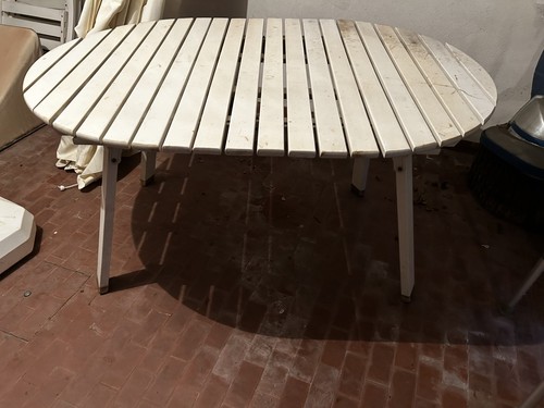 Set giardino legno - set, bianco