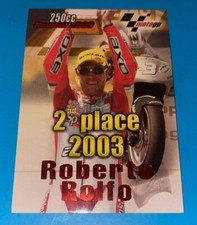 Moto gp 2004-Card Panini Roberto Rolfo 2°place 2003 n.68 trading card