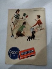 Vecchia Busta Portafoto Negativo firma Massonet