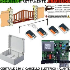 Centrale cancello automatico - centrale,