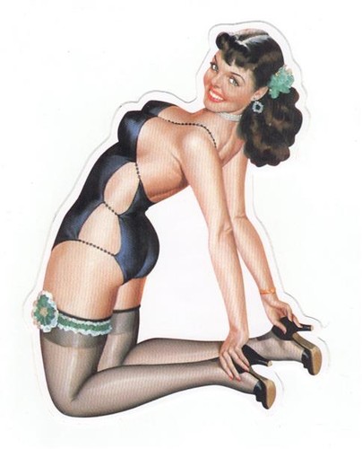 Adesivo pin girl - adesivo,