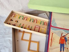 Board game/Gioco di società 1960's Cicogna-Milano MAGNETIC SKI SLALOM Incomplete