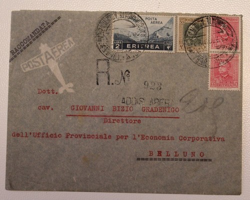 1939 posta aerea raccomandata - 1939,