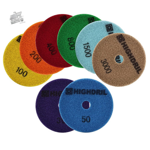 Kit dischi diamantati 100mm - kit, 8