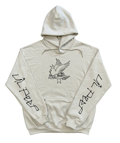 Felpa con cappuccio lil peep - con,