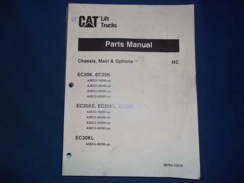 Manuale parti muletto cat - manuale,