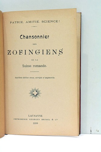 Livre ancien chansonnier des - ancien,