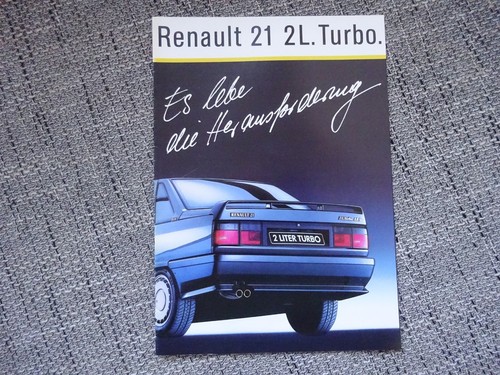 Renault turbo depliant - renault,